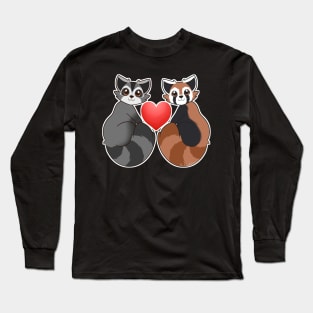 Raccoon & Red Panda Best Friends Long Sleeve T-Shirt